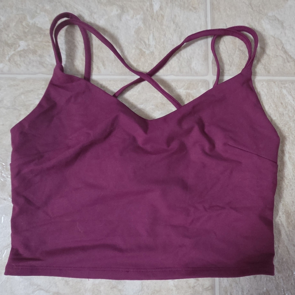Eclipse Deep Red Strappy Top